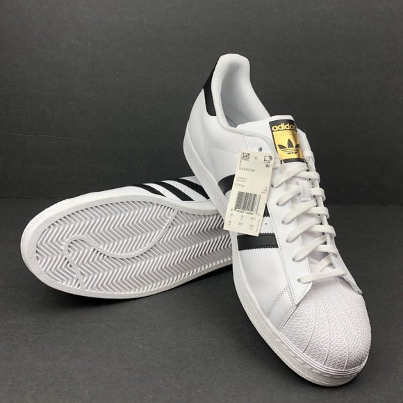 NWB ADIDAS SUPERSTAR Men Leather Snackers - Picture 3 of 5